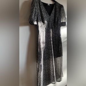 H&M Floral Lined Maxi Dress